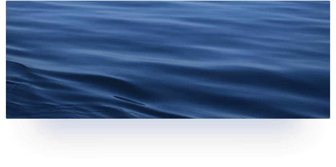 Calm and quiet on the water